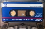 Compact Cassette Aiwa "DMC-167" Demonstration Tape 1976 Japan