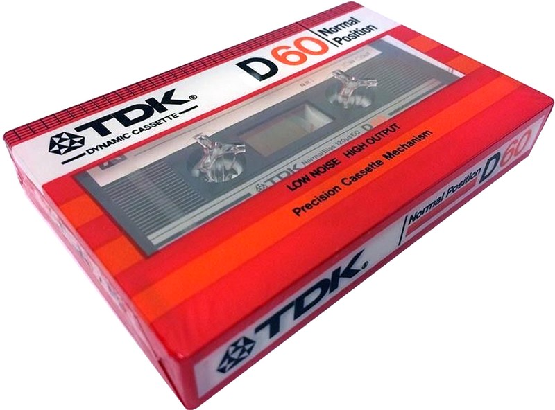 Compact Cassette TDK D 60 Type I Normal 1982 USA