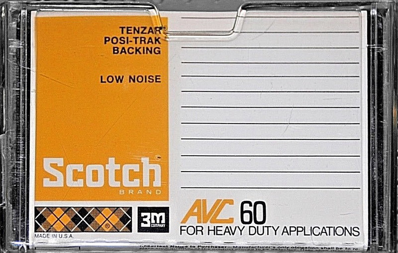 Compact Cassette Scotch AVC 60 Type I Normal 1971 USA