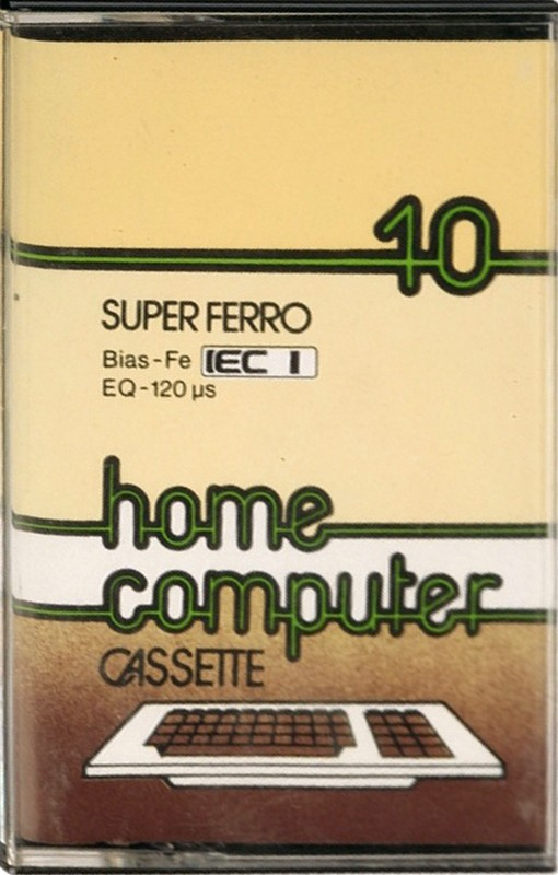 Compact Cassette Home Computer 10 Computer Cassette