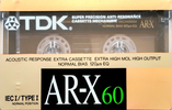Compact Cassette TDK AR-X 60 Type I Normal 1988 Australia, Europe