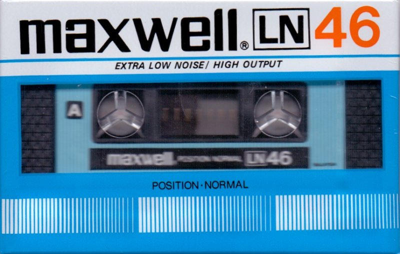 Compact Cassette Maxwell LN 46 Type I Normal Worldwide