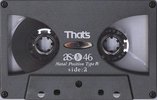 Compact Cassette Thats AS IV 46 Type IV Metal 1990 Europe