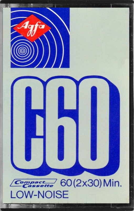 Compact Cassette AGFA 60 Type I Normal 1972 Europe