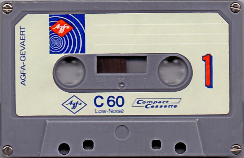 Compact Cassette AGFA 60 Type I Normal 1972 Europe