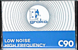 Compact Cassette Grako 90 "GRA" Type I Normal Hong Kong