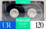 Compact Cassette Maxell UR 120 Type I Normal 1988 USA