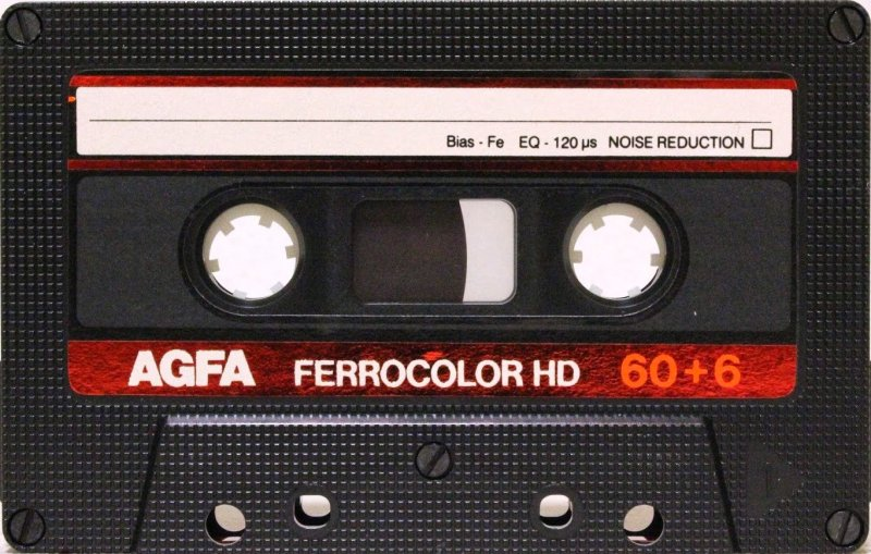 Compact Cassette AGFA Ferrocolor HD 60+6 Type I Normal 1985 Europe