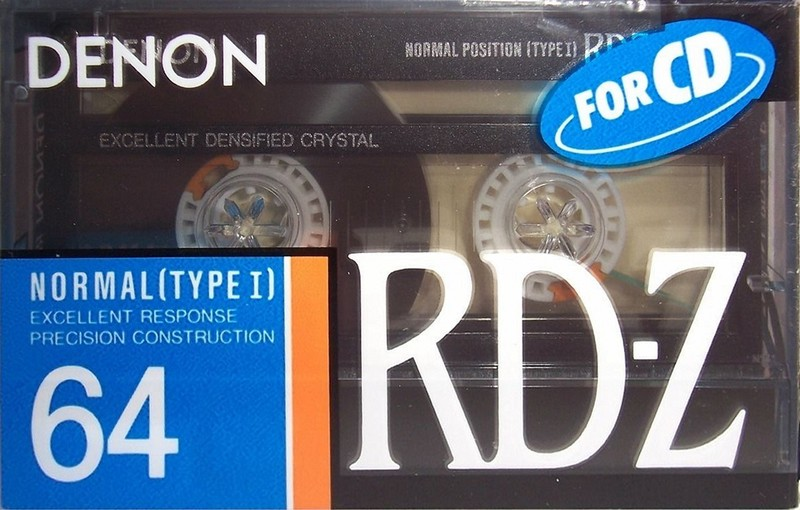 Compact Cassette Denon RD-Z 64 "RD-Z64P" Type I Normal 1989 Japan