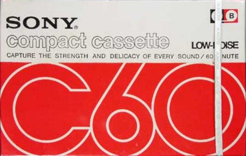 Compact Cassette Sony 60 Type I Normal 1973 Japan