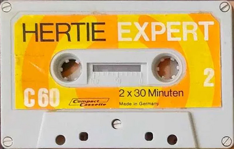 Compact Cassette Hertie Expert 60 Type I Normal 1978 Germany