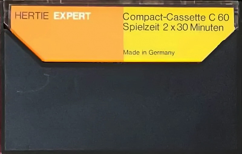 Compact Cassette Hertie Expert 60 Type I Normal 1978 Germany