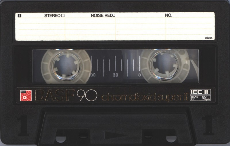 Compact Cassette BASF Chromdioxid Super II 90 Type II Chrome 1984 Europe
