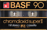 Compact Cassette BASF Chromdioxid Super II 90 Type II Chrome 1984 Europe