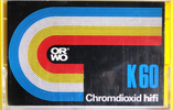 Compact Cassette ORWO 60 Type II Chrome 1983 East Germany