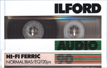 Compact Cassette Ilford 90 "Hi-Fi Ferric" Type I Normal 1982 Europe