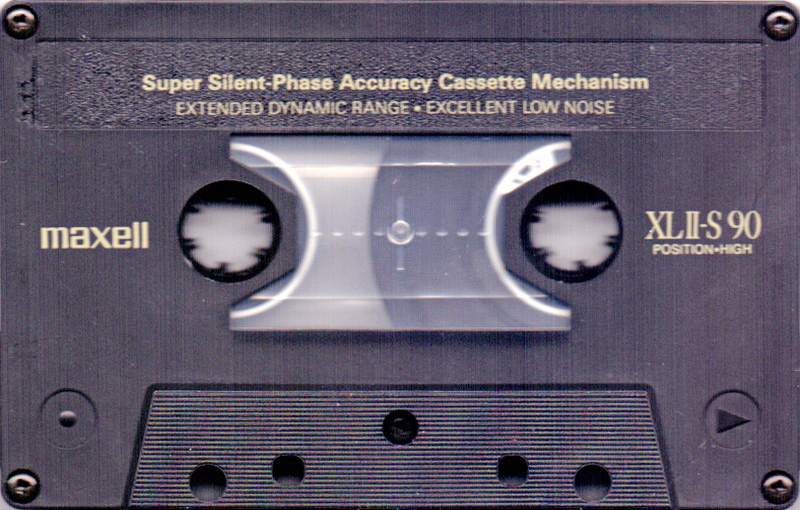 Compact Cassette Maxell XLII-S 90 Type II Chrome 1988 Europe