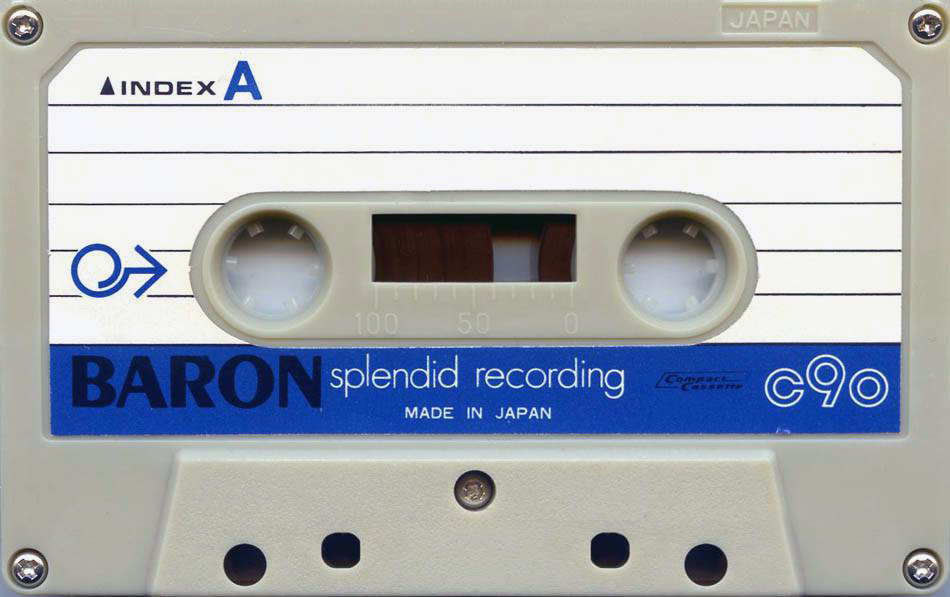 Compact Cassette Baron 90 Type I Normal 1973 Japan