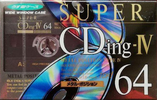 Compact Cassette TDK Super CDing 4 64 "SCD4-64" Type IV Metal 1992 Japan