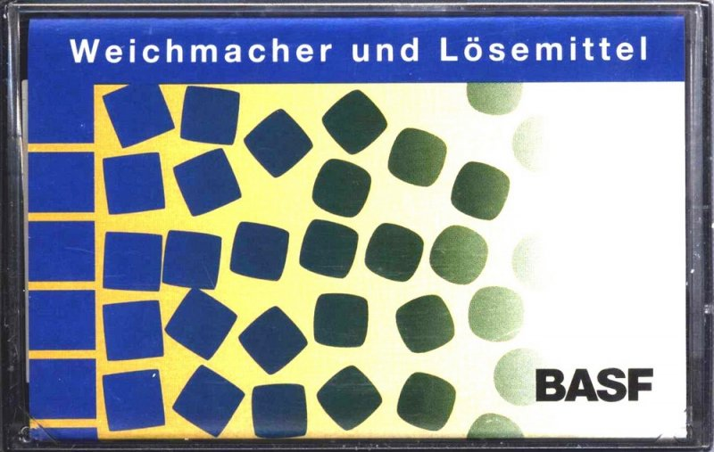 Compact Cassette BASF 90 "Weichmacher und Losemittel" Type II Chrome 1992 Germany