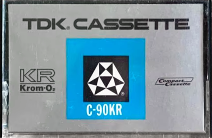 Compact Cassette TDK KR Krom 90 Type II Chrome 1972 USA
