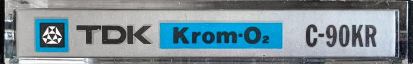 Compact Cassette TDK KR Krom 90 Type II Chrome 1972 USA