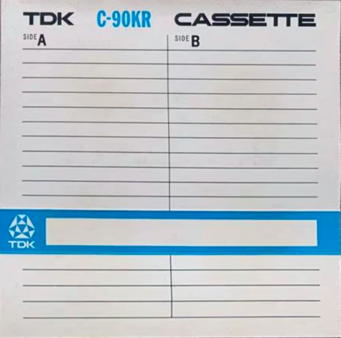Compact Cassette TDK KR Krom 90 Type II Chrome 1972 USA