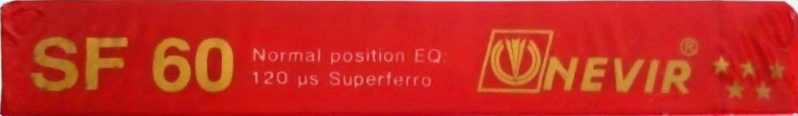 Compact Cassette Nevir 60 Type I Normal Spain