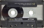 Compact Cassette TDK SF 60 Type II Chrome 1988 Australia, Europe