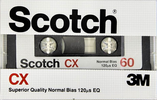 Compact Cassette Scotch CX 60 Type I Normal 1982 Europe