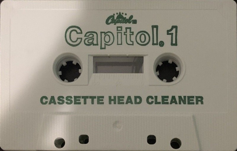Compact Cassette Capitol 1 Cleaning Cassette 1971 USA
