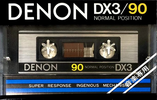 Compact Cassette Denon DX3 90 Type I Normal 1981 Japan