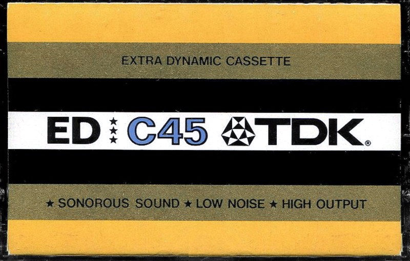 Compact Cassette TDK ED 45 Type I Normal 1973 Japan