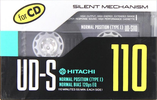 Compact Cassette Hitachi UD-S 110 Type I Normal 1988 Japan