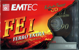 Compact Cassette Emtec FE I Ferro Extra 90 Type I Normal 2002 Europe