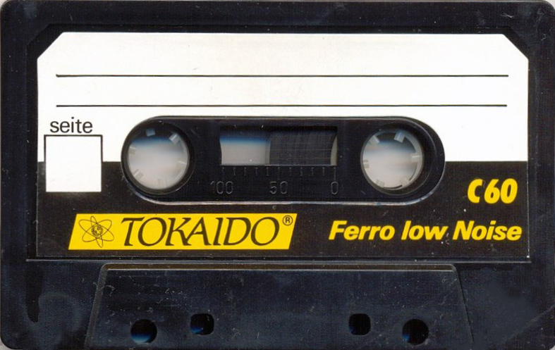 Compact Cassette Tokaido Ferro Low Noise 60 "Sound Quality" Type I Normal 1985 Europe