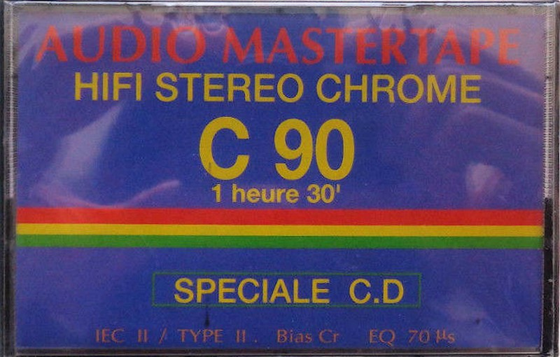 Compact Cassette Audio Mastertape 90 Type II Chrome Europe