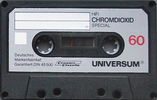 Compact Cassette Universum Special 60 Type II Chrome 1981 Europe