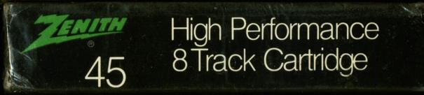 TRACK-8 Zenith 45 Type I Normal 1974 USA