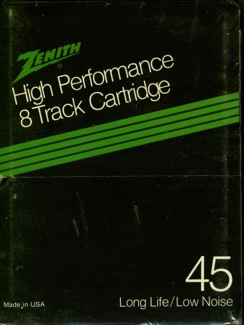 TRACK-8 Zenith 45 Type I Normal 1974 USA