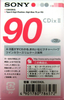 Compact Cassette Sony CDix II 90 "C90CDX2L" Type II Chrome 2001 Japan