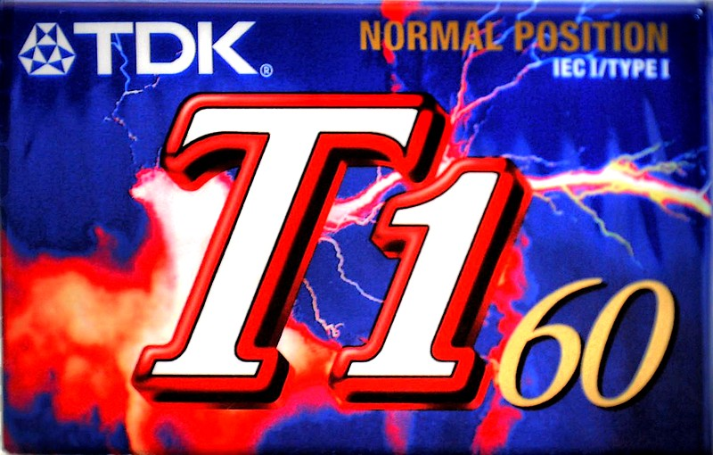 Compact Cassette TDK T1 60 "T1-60EA" Type I Normal 1997 Worldwide