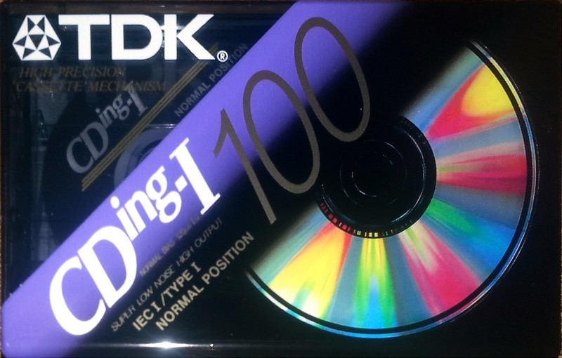 Compact Cassette TDK CDing 1 100 "CDING1-100EC" Type I Normal 1997 Europe