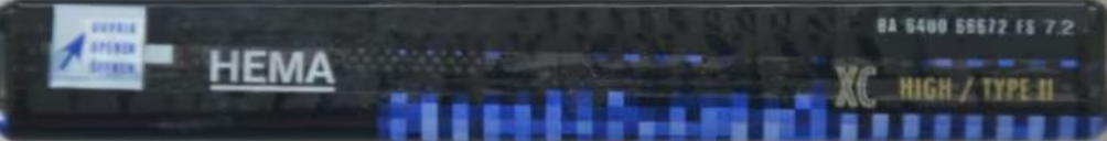 Compact Cassette Hema XC 60 Type I Normal 1995 Netherlands