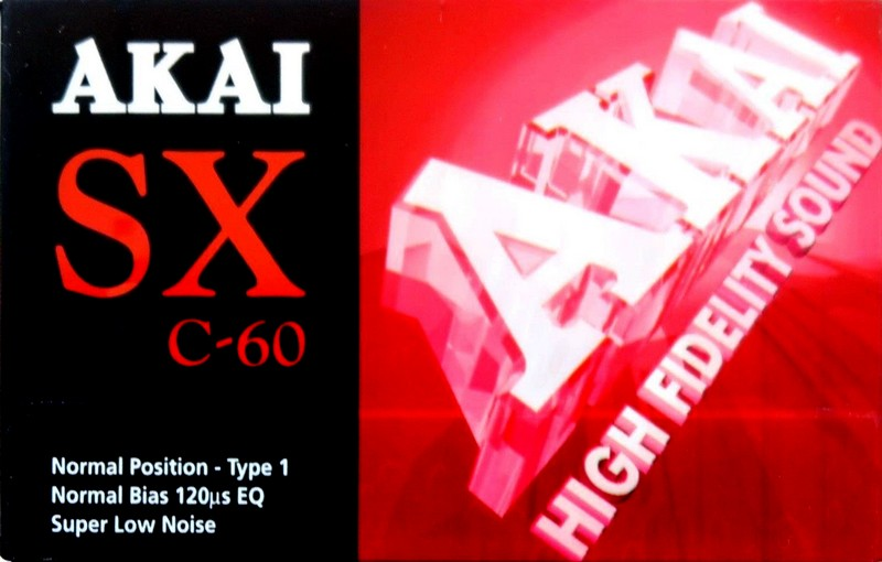 Compact Cassette Akai SX 60 Type I Normal 1992 Europe