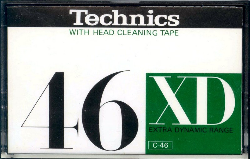 Compact Cassette Technics XD 46 "RT-46XD" Type I Normal 1978 Japan