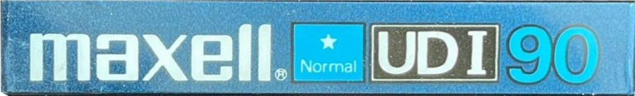Compact Cassette Maxell UDI / UD1 90 Type I Normal 1985 Japan