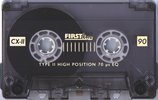 Compact Cassette First Line 90 "CRF CX-II" Type II Chrome 1993 Spain