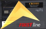 Compact Cassette First Line 90 "CRF CX-II" Type II Chrome 1993 Spain