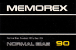 Compact Cassette Memorex 90 Type I Normal 1982 Germany